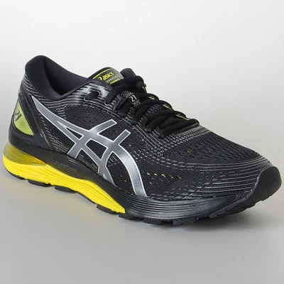 TÊNIS ASICS GEL NIMBUS 21 MASCULINO - Preto/amarelo TÊNIS ASICS GEL NIMBUS 21 MASCULINO - Preto/amarelo