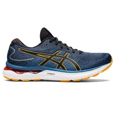 TÊNIS ASICS GEL NIMBUS 24 MASCULINO - Marinho/laranja TÊNIS ASICS GEL NIMBUS 24 MASCULINO - Marinho/laranja