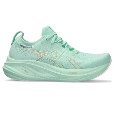 TÊNIS ASICS GEL-NIMBUS 26 FEMININO - Verde/dourado