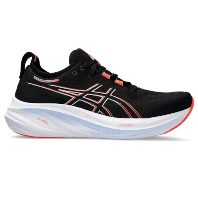 TÊNIS ASICS GEL-NIMBUS 26 MASCULINO - Preto/laranja