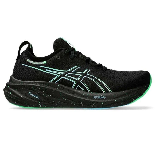 TÊNIS ASICS GEL-NIMBUS 26 MASCULINO - Preto/verde