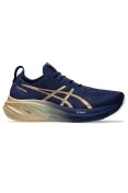 TÊNIS ASICS GEL NIMBUS 26 PLATINUM MASCULINO - Marinho/dourado