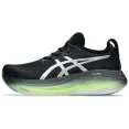 TENIS ASICS GEL NIMBUS 27 LUXE MASCULINO - Preto/verde TENIS ASICS GEL NIMBUS 27 LUXE MASCULINO - Preto/verde