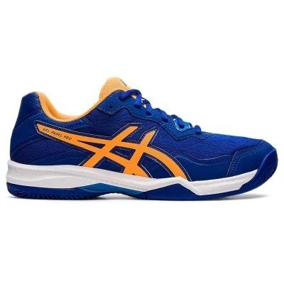 TENIS ASICS GEL PADEL PRO 4 MASCULINO - Azul/laranja