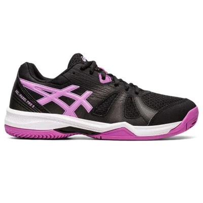 TÊNIS ASICS GEL PADEL PRO 5 BARELY FEMININO - Preto/roxo