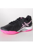 TÊNIS ASICS GEL RESOLUTION 7 CLAY FEMININO - Preto/prata