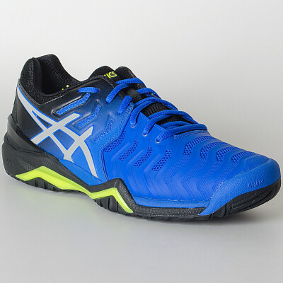 TÊNIS ASICS GEL RESOLUTION 7 MASCULINO - Azul/preto