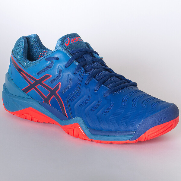 TÊNIS ASICS GEL RESOLUTION 7 MASCULINO - Marinho/vermelho