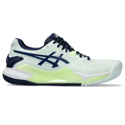 TÊNIS ASICS GEL RESOLUTION 9 CLAY FEMININO - Verde/marinho