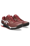 TÊNIS ASICS GEL-RESOLUTION 9 CLAY MASCULINO - Bordo/branco
