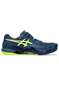 TÊNIS ASICS GEL-RESOLUTION 9 CLAY MASCULINO - Marinho/amarelo
