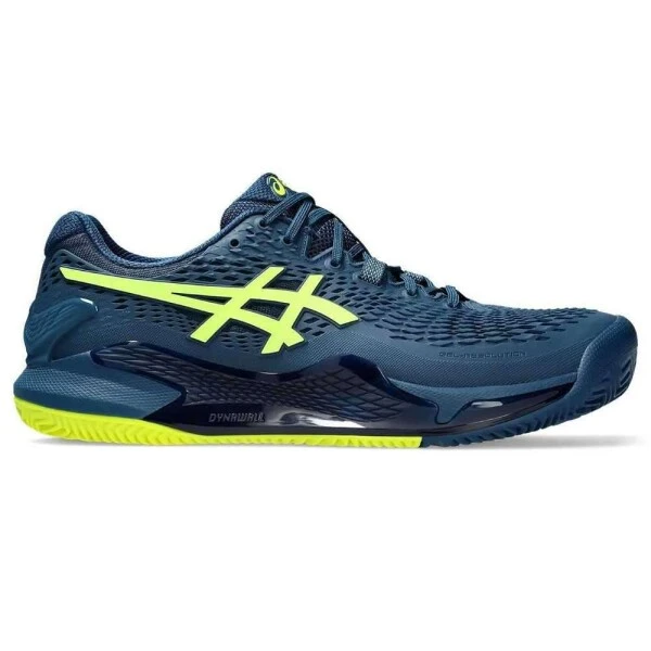TÊNIS ASICS GEL-RESOLUTION 9 CLAY MASCULINO - Marinho/amarelo