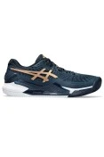 TÊNIS ASICS GEL RESOLUTION 9 CLAY MASCULINO - Marinho/dourado