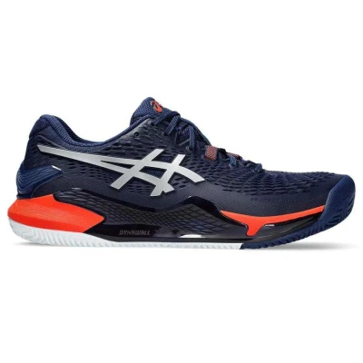 TÊNIS ASICS GEL-RESOLUTION 9 CLAY MASCULINO - Marinho/prata