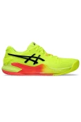 TENIS ASICS GEL RESOLUTION 9 CLAY PARIS MASCULINO - Verde/laranja