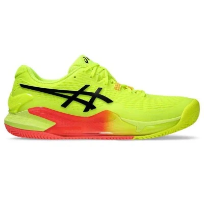 TENIS ASICS GEL RESOLUTION 9 CLAY PARIS MASCULINO - Verde/laranja