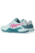 TÊNIS ASICS GEL RESOLUTION 9 PADEL FEMININO - Verde/pink