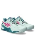 TÊNIS ASICS GEL RESOLUTION 9 PADEL FEMININO - Verde/pink