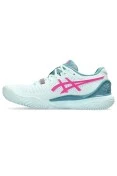 TÊNIS ASICS GEL RESOLUTION 9 PADEL FEMININO - Verde/pink