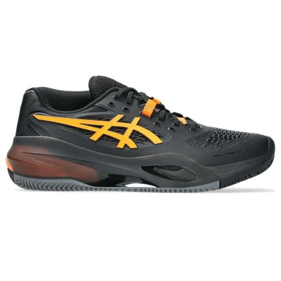 TENIS ASICS GEL RESOLUTION X CLAY MASCULINO - Preto/laranja