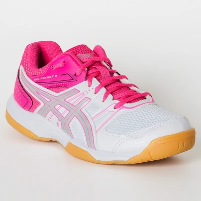 TÊNIS ASICS GEL ROCKET 7 A FEMININO - Branco/pink TÊNIS ASICS GEL ROCKET 7 A FEMININO - Branco/pink