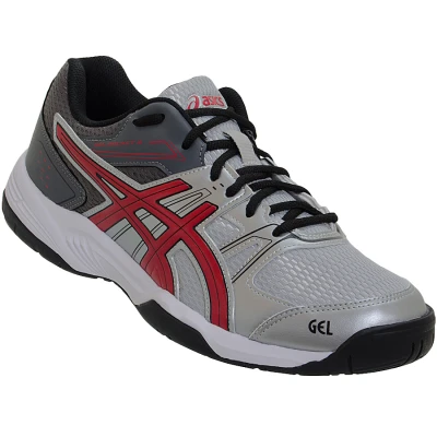 TÊNIS ASICS GEL ROCKET 7 A MASCULINO - Cinza/vermelho TÊNIS ASICS GEL ROCKET 7 A MASCULINO - Cinza/vermelho