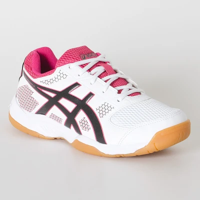 TÊNIS ASICS GEL ROCKET 8 A FEMININO - Branco/pink
