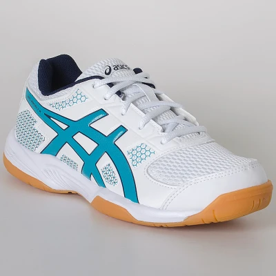 TÊNIS ASICS GEL ROCKET 8 A FEMININO - Branco/verde