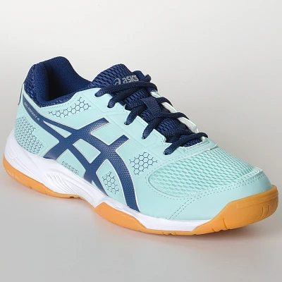 TÊNIS ASICS GEL ROCKET 8 A FEMININO - Verde/marinho