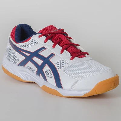 TÊNIS ASICS GEL ROCKET 8 A MASCULINO - Branco/marinho