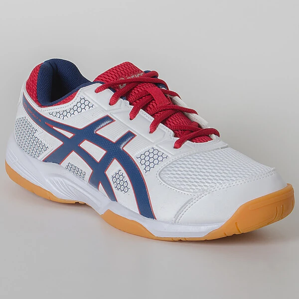 TÊNIS ASICS GEL ROCKET 8 A MASCULINO - Branco/marinho TÊNIS ASICS GEL ROCKET 8 A MASCULINO - Branco/marinho