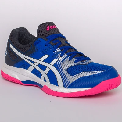 TÊNIS ASICS GEL ROCKET 9 FEMININO - Azul/branco