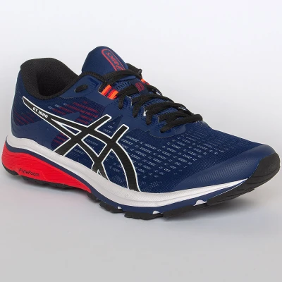 TÊNIS ASICS GT-1000 8 MASCULINO - Marinho/vermelho TÊNIS ASICS GT-1000 8 MASCULINO - Marinho/vermelho