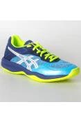 TÊNIS ASICS NETBURNER BALLISTIC FF FEMININO - Azul/amarelo