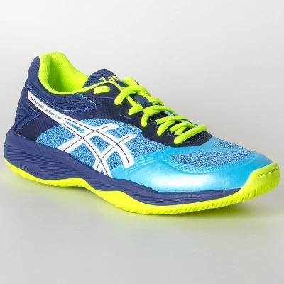TÊNIS ASICS NETBURNER BALLISTIC FF FEMININO - Azul/amarelo