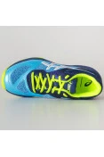 TÊNIS ASICS NETBURNER BALLISTIC FF FEMININO - Azul/amarelo