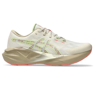 TENIS ASICS NOVABLAST 5 TR FEMININO - Bege/verde
