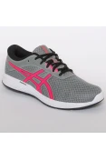 TÊNIS ASICS PATRIOT 11 A FEMININO - Cinza/pink