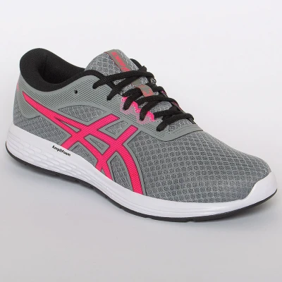 TÊNIS ASICS PATRIOT 11 A FEMININO - Cinza/pink