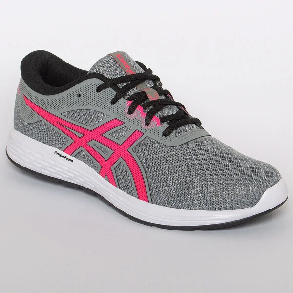 TÊNIS ASICS PATRIOT 11 A FEMININO - Cinza/pink