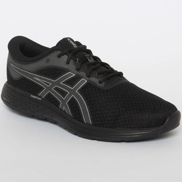 TENIS ASICS PATRIOT 11 A MASCULINO - Preto/prata TENIS ASICS PATRIOT 11 A MASCULINO - Preto/prata