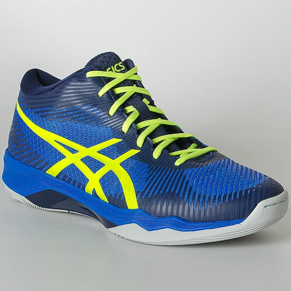 TÊNIS ASICS VOLLEY ELITE FF MT MASCULINO - Azul/amarelo