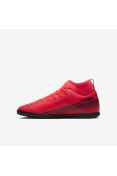 TÊNIS BOTINHA NIKE MERCURIAL SUPERFLY 7 CLUB IC INFANTIL - Vermelho/preto