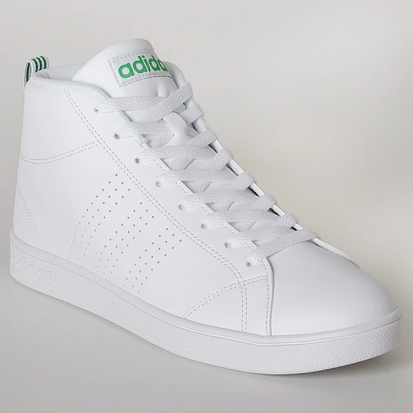 TÊNIS CANO ALTO ADIDAS ADVANTAGE CLEAN MID MASCULINO - Branco