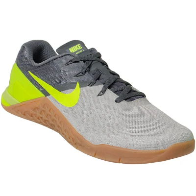 TÊNIS CROSSFIT NIKE METCON 3 MASCULINO - Cinza/verde TÊNIS CROSSFIT NIKE METCON 3 MASCULINO - Cinza/verde