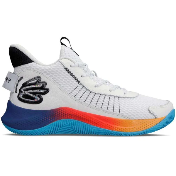 TÊNIS DE BASQUETE UNDER ARMOUR CURRY 3Z7 MASCULINO - Branco/azul