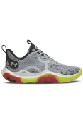 TÊNIS DE BASQUETE UNDER ARMOUR SPAWN 3 MASCULINO - Cinza/preto TÊNIS DE BASQUETE UNDER ARMOUR SPAWN 3 MASCULINO - Cinza/preto