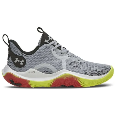 TÊNIS DE BASQUETE UNDER ARMOUR SPAWN 3 MASCULINO - Cinza/preto