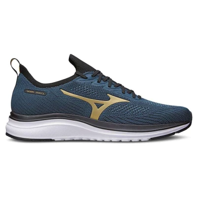 TÊNIS DE CORRIDA MIZUNO COOL RIDE MASCULINO - Azul/dourado TÊNIS DE CORRIDA MIZUNO COOL RIDE MASCULINO - Azul/dourado