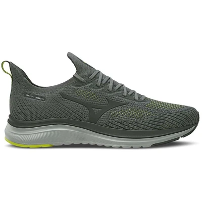 TÊNIS DE CORRIDA MIZUNO COOL RIDE MASCULINO - Grafite/amarelo TÊNIS DE CORRIDA MIZUNO COOL RIDE MASCULINO - Grafite/amarelo